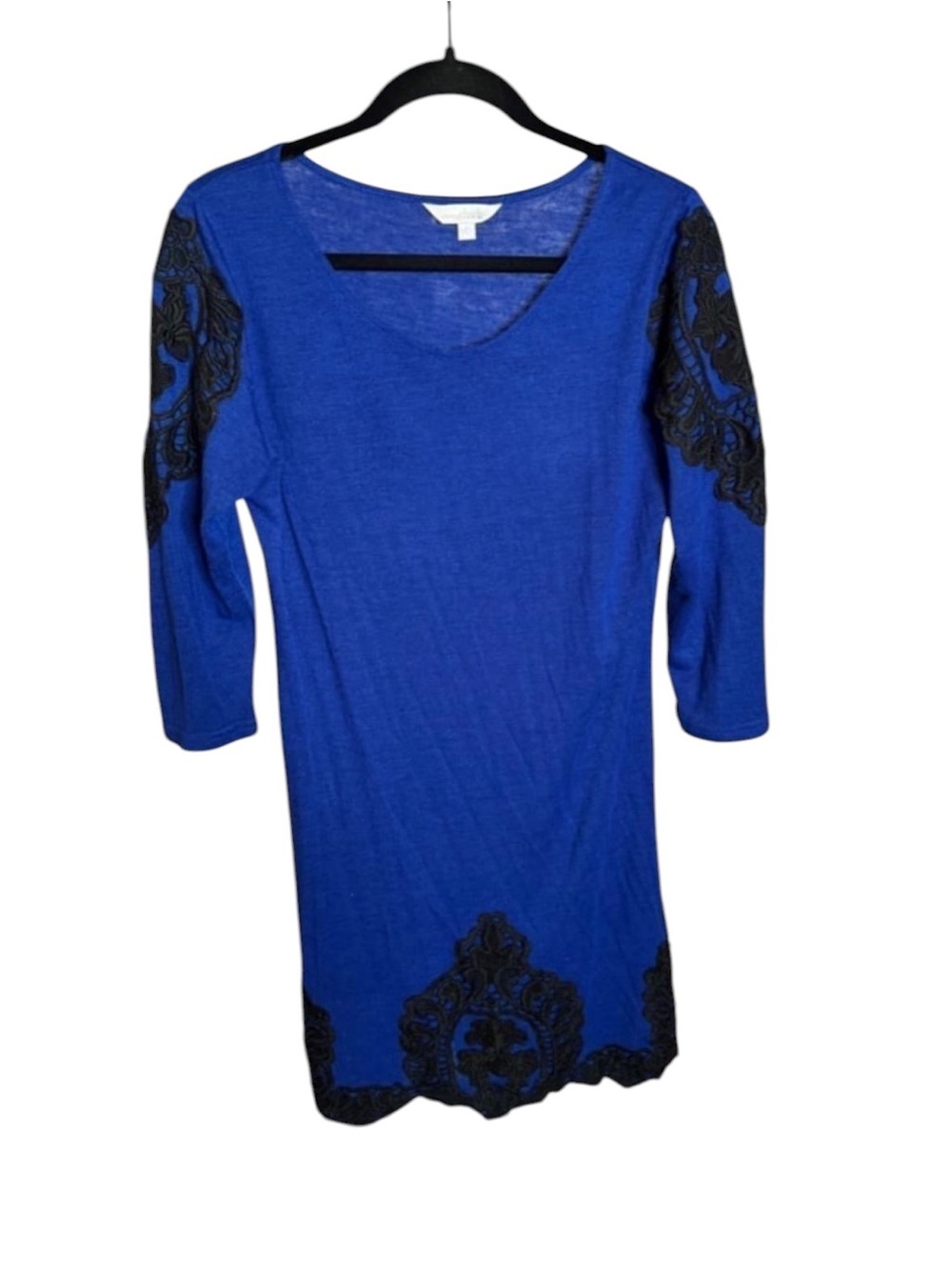 Charming Charlie Royal Blue Knit sweater dress